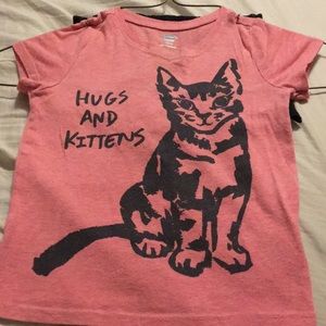Hugs & Kittens tee and shorts